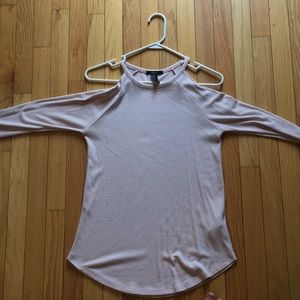 Blush Pink Off the Shoulder Sweater 🎀